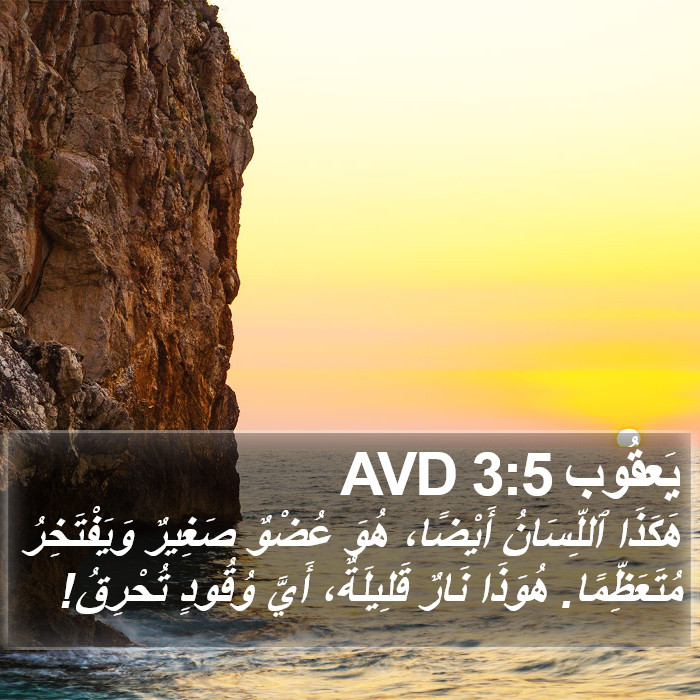 يَعقُوب 3:5 AVD Bible Study