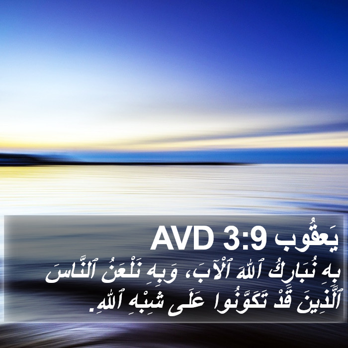 يَعقُوب 3:9 AVD Bible Study