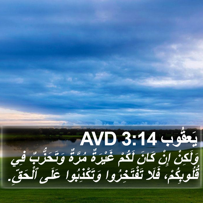 يَعقُوب 3:14 AVD Bible Study