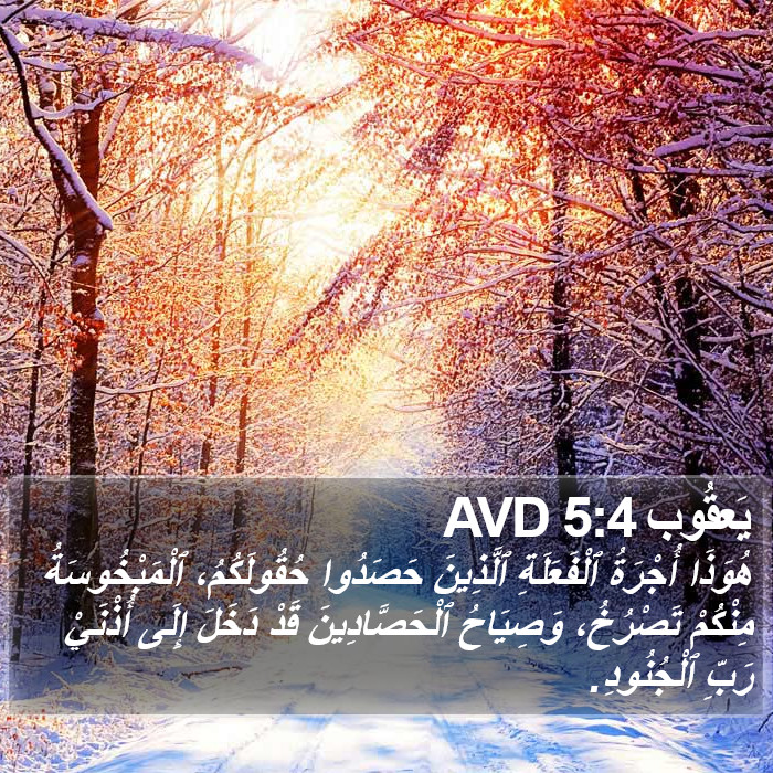 يَعقُوب 5:4 AVD Bible Study