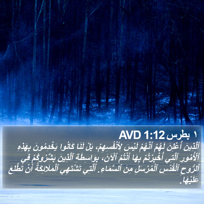 ١ بطرس 1:12 AVD Bible Study