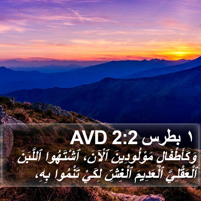 ١ بطرس 2:2 AVD Bible Study