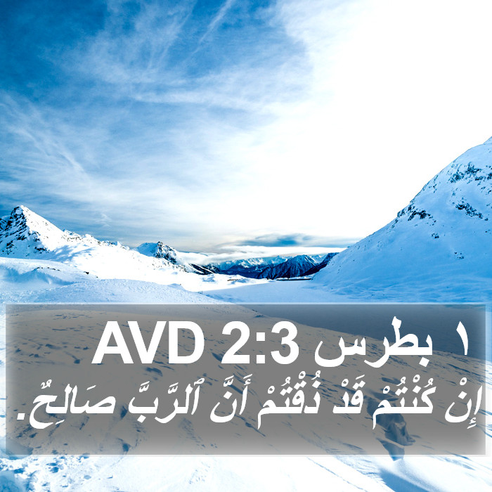 ١ بطرس 2:3 AVD Bible Study