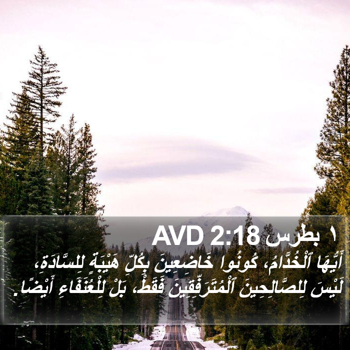 ١ بطرس 2:18 AVD Bible Study