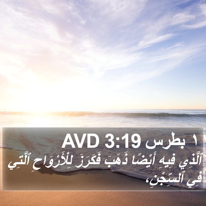 ١ بطرس 3:19 AVD Bible Study