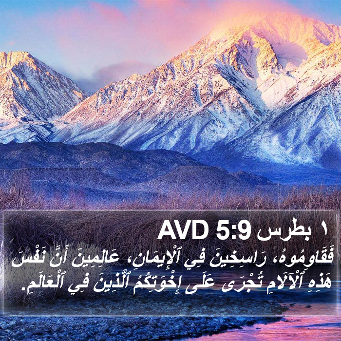 ١ بطرس 5:9 AVD Bible Study