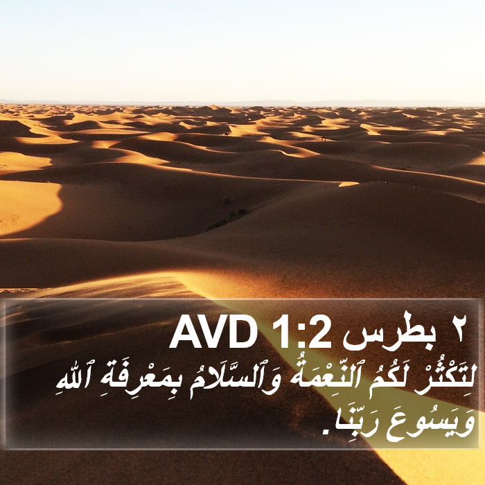 ٢ بطرس 1:2 AVD Bible Study