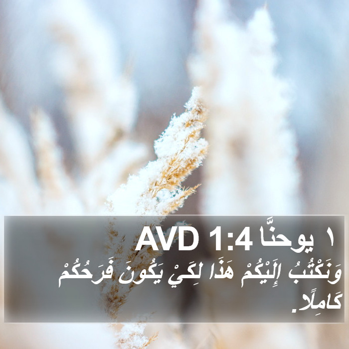 ١ يوحنَّا 1:4 AVD Bible Study