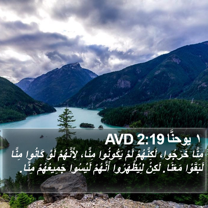 ١ يوحنَّا 2:19 AVD Bible Study