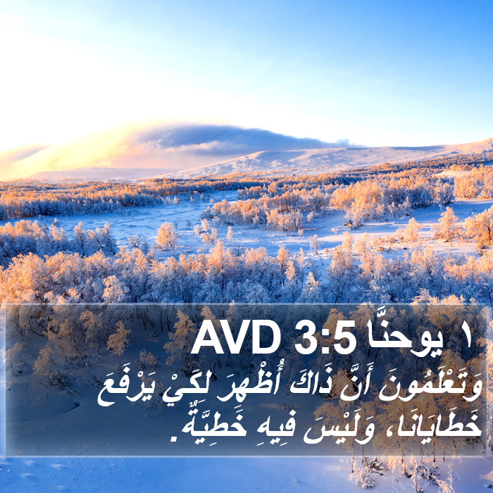 ١ يوحنَّا 3:5 AVD Bible Study