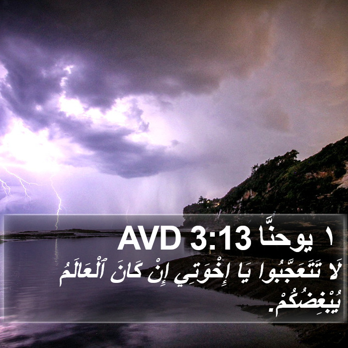 ١ يوحنَّا 3:13 AVD Bible Study
