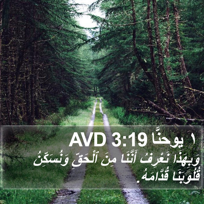 ١ يوحنَّا 3:19 AVD Bible Study
