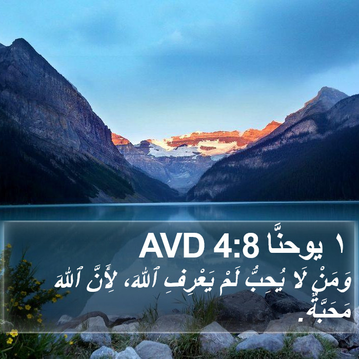١ يوحنَّا 4:8 AVD Bible Study