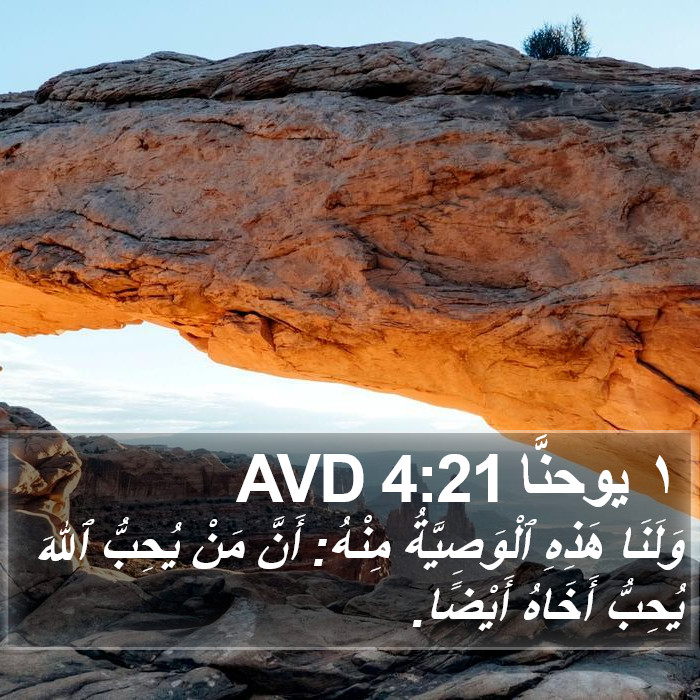 ١ يوحنَّا 4:21 AVD Bible Study