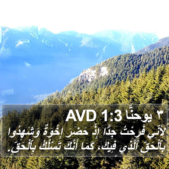 ٣ يوحنَّا 1:3 AVD Bible Study