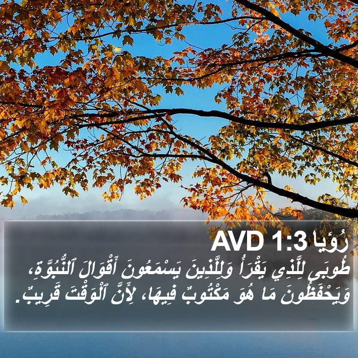 رُؤيا 1:3 AVD Bible Study