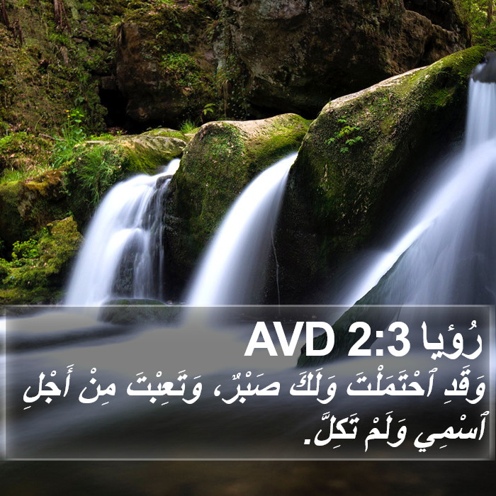 رُؤيا 2:3 AVD Bible Study