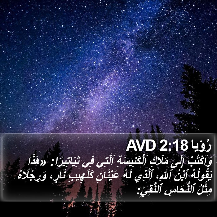 رُؤيا 2:18 AVD Bible Study