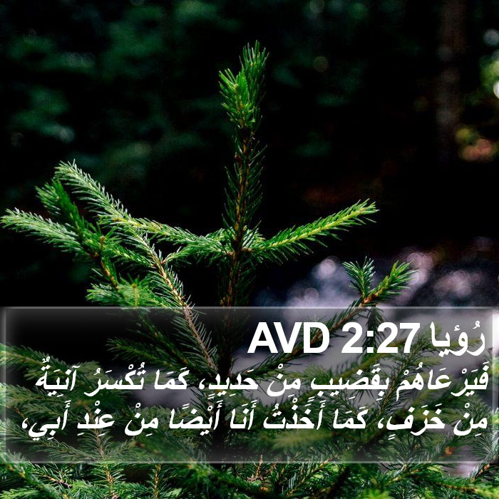 رُؤيا 2:27 AVD Bible Study