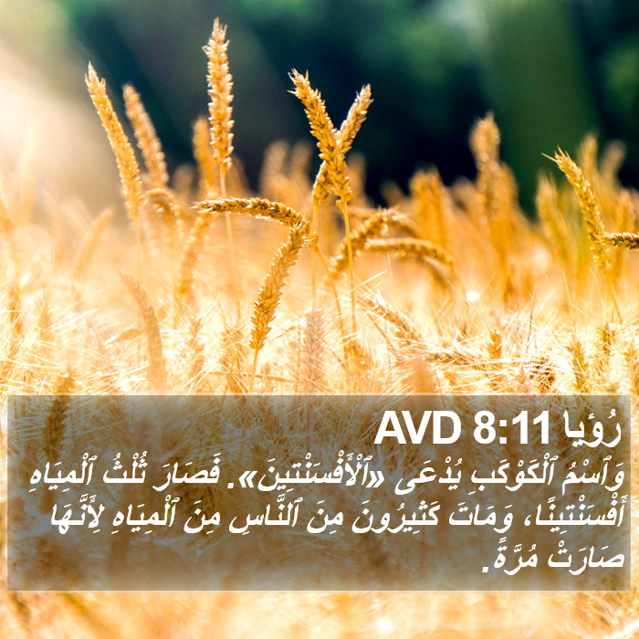 رُؤيا 8:11 AVD Bible Study