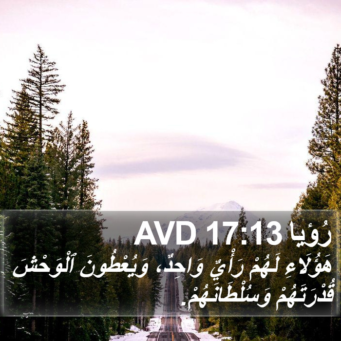 رُؤيا 17:13 AVD Bible Study